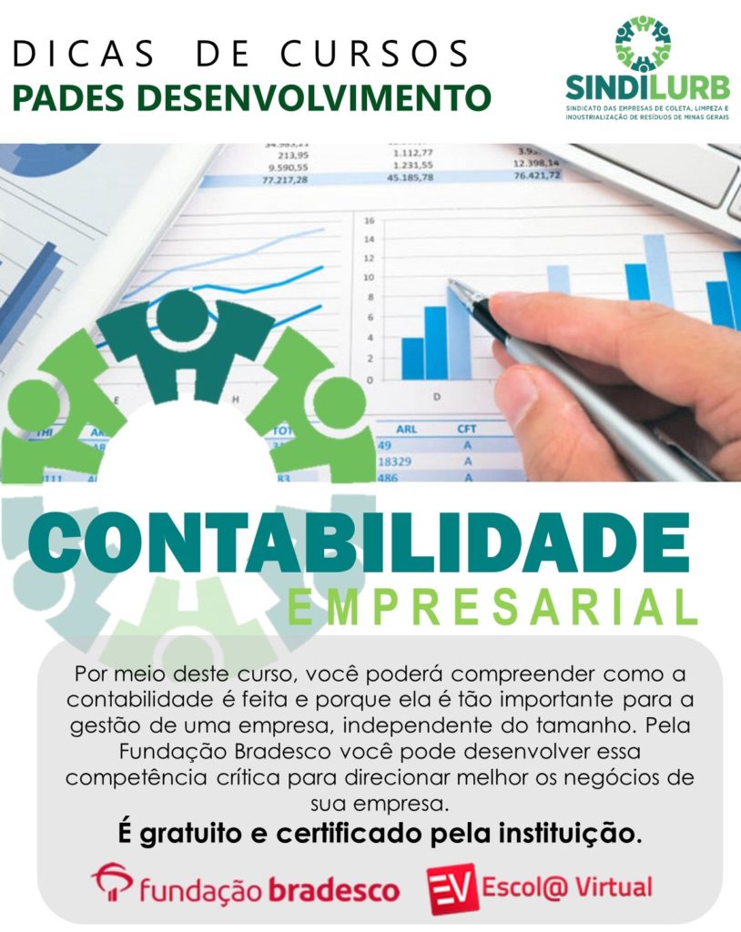 Contabilidade Empresarial | Dicas de Cursos Gratuitos EAD | – SINDILURB-MG